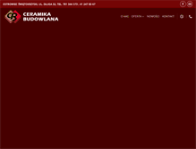 Tablet Screenshot of ceramika-budowlana.com